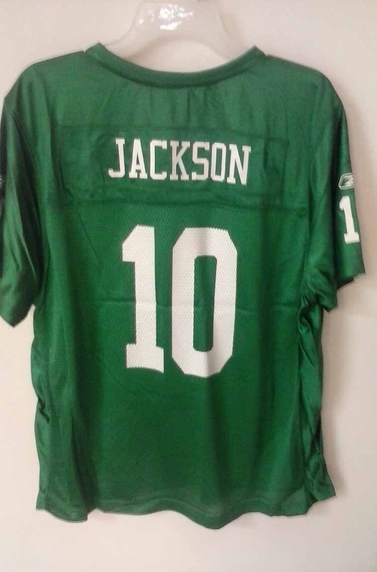 Reebok Women's NFL Jersey Eagles Desean Jackson Green Throwback sz XL