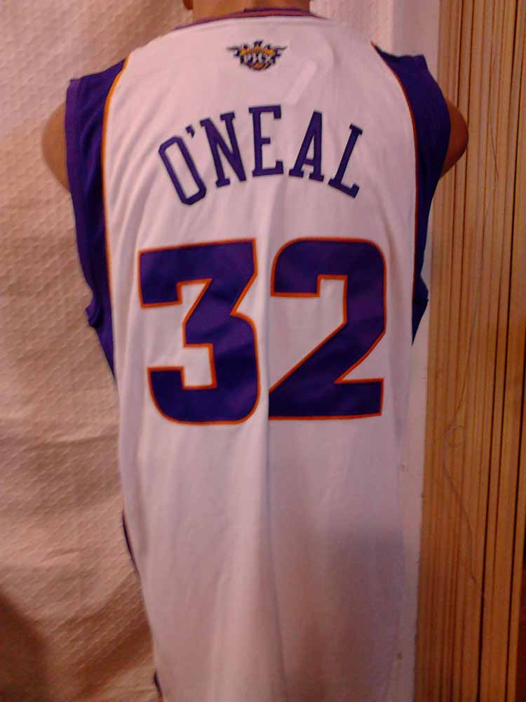 Adidas Authentic NBA Jersey Suns Shaquille O'Neal White sz 52 eBay