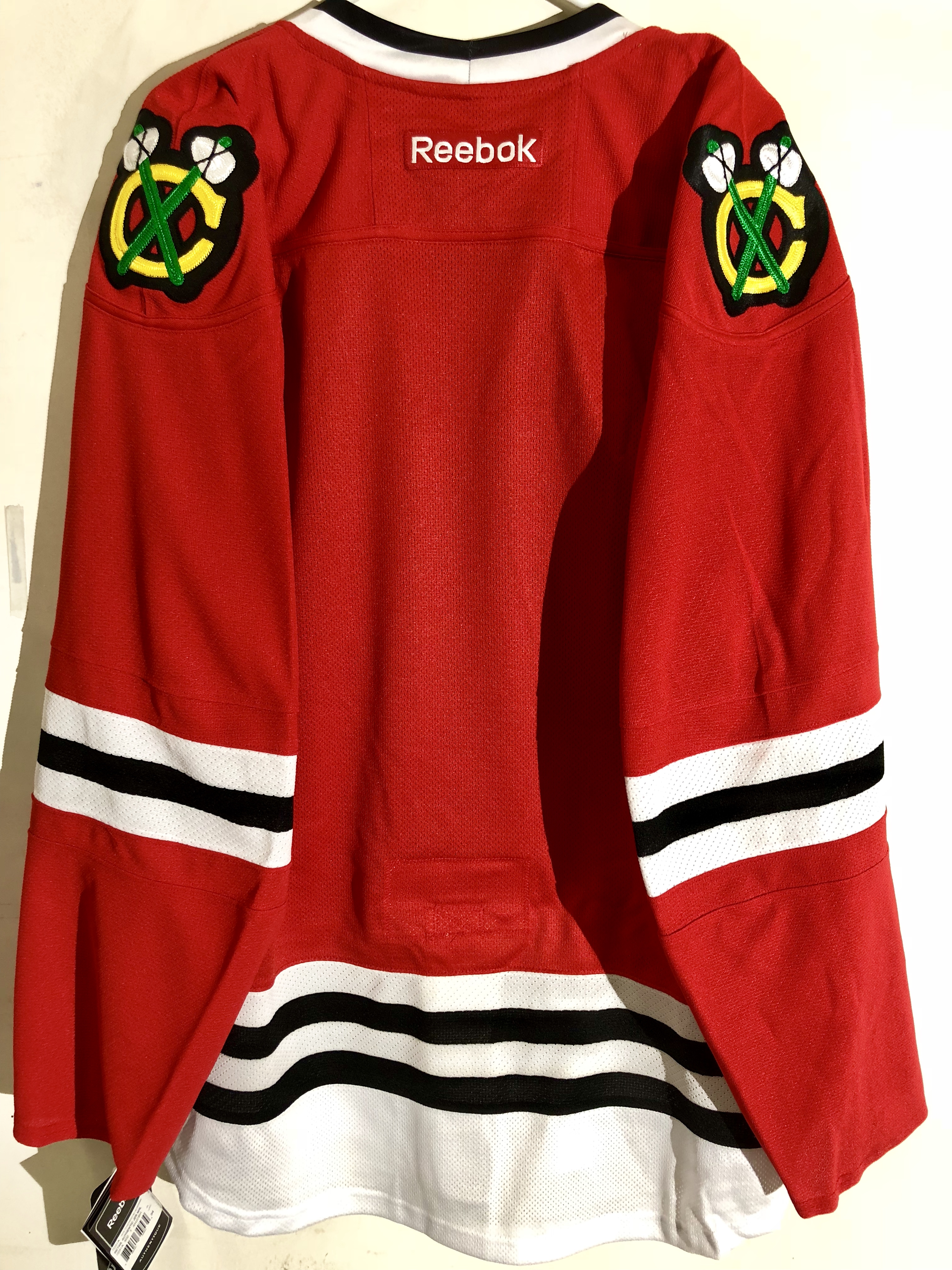reebok authentic nhl jersey chicago blackhawks team sz reebok authentic nhl jersey chicago blackhawks team sz