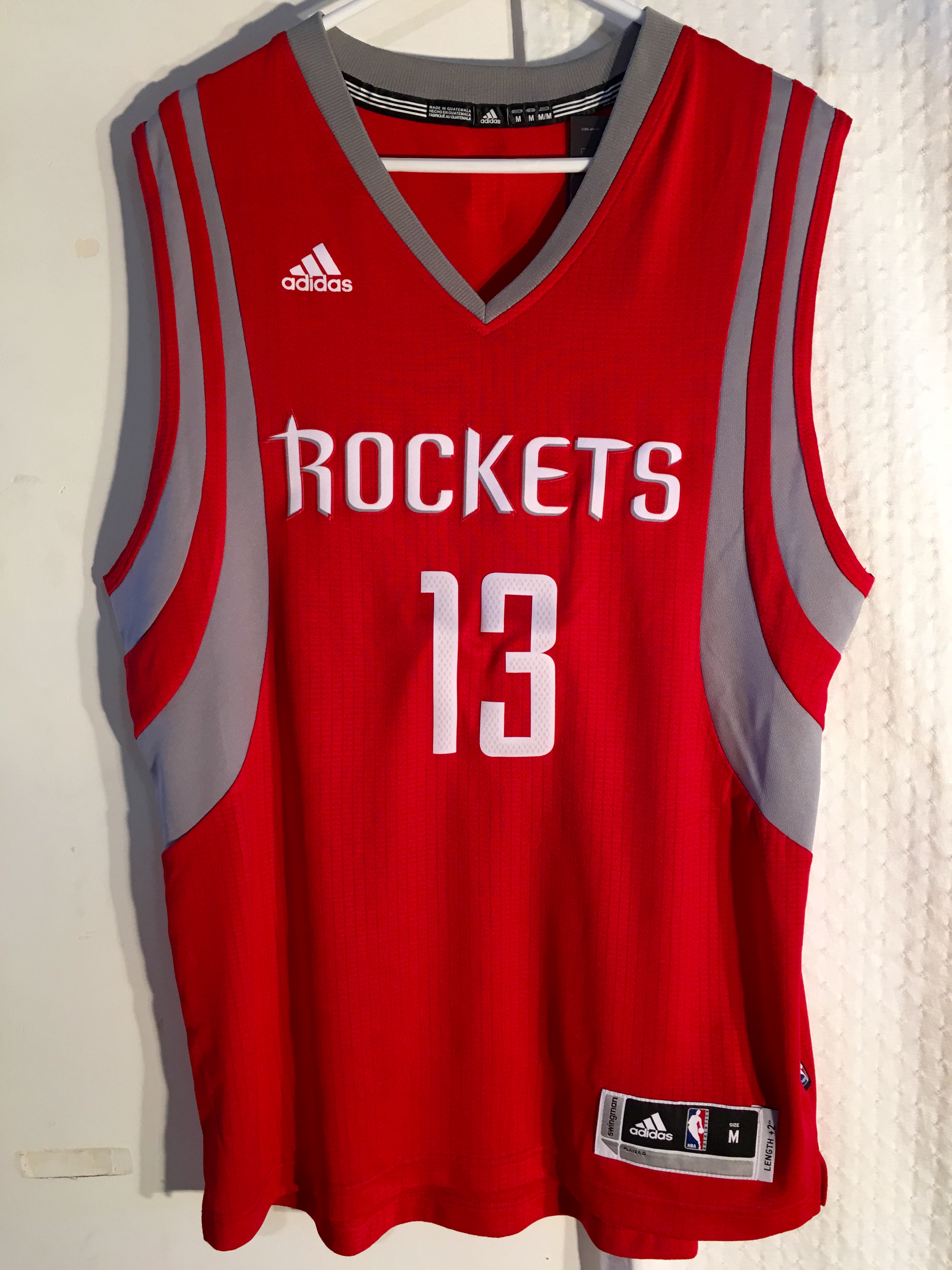 Adidas Swingman Jersey Houston Rockets James Harden Red Sz L EBay