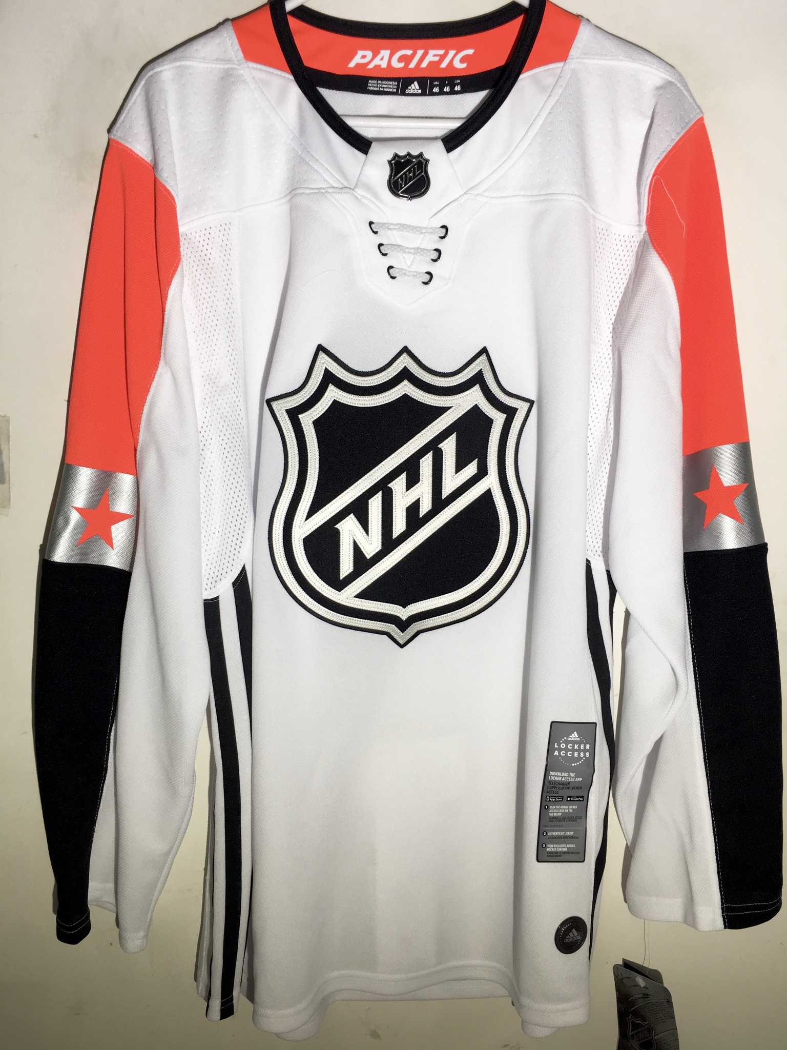 adidas Authentic NHL Jersey All-Star West Team White sz 54 | eBay
