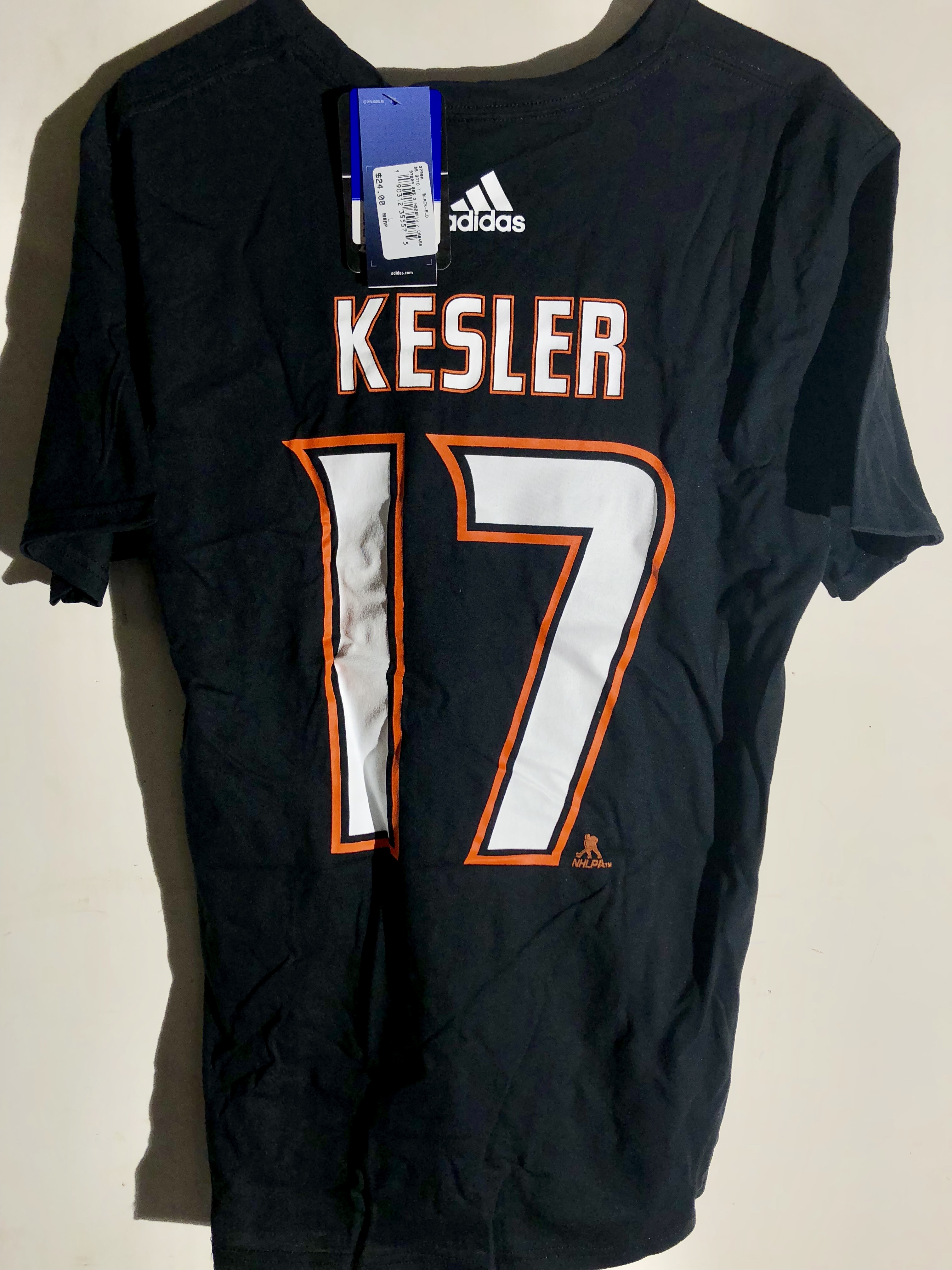 Anaheim Ducks Ryan Kesler Black sz XL 