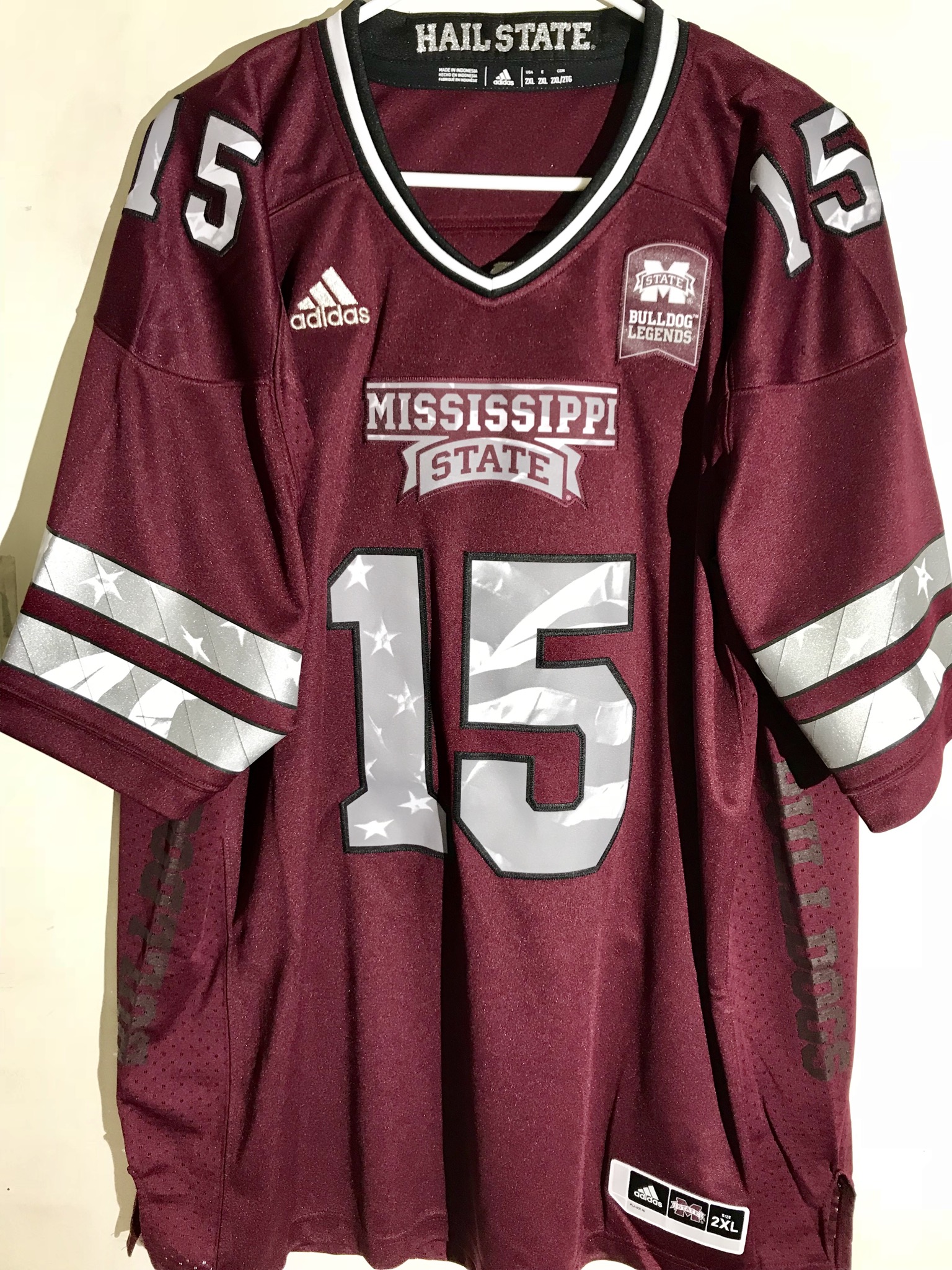 Adidas Premier Jersey Mississippi State Bulldogs Dak Prescott Burgundy