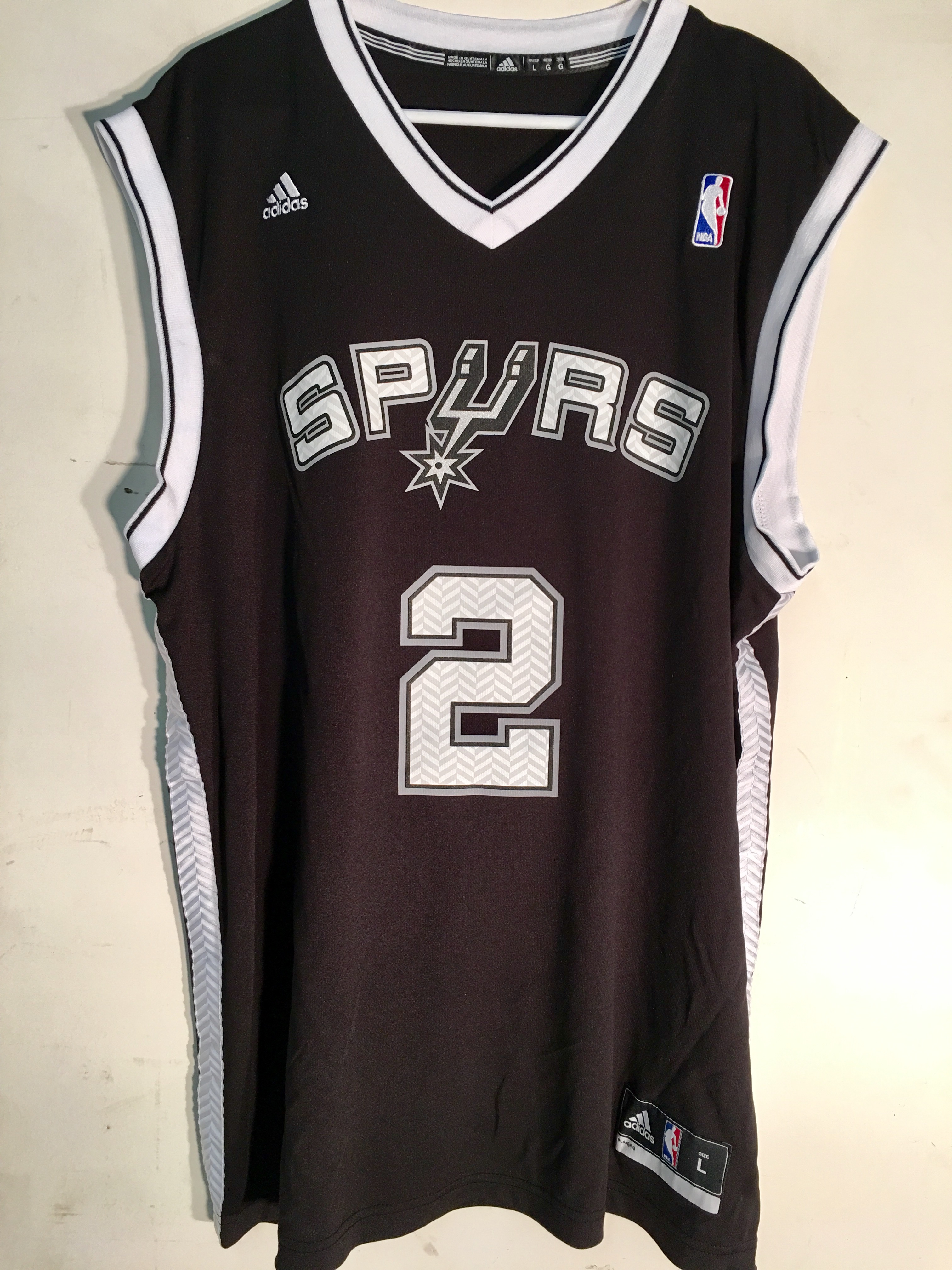 Adidas NBA Jersey San Antonio Spurs Kawhi Leonard Black Alt sz XL | eBay