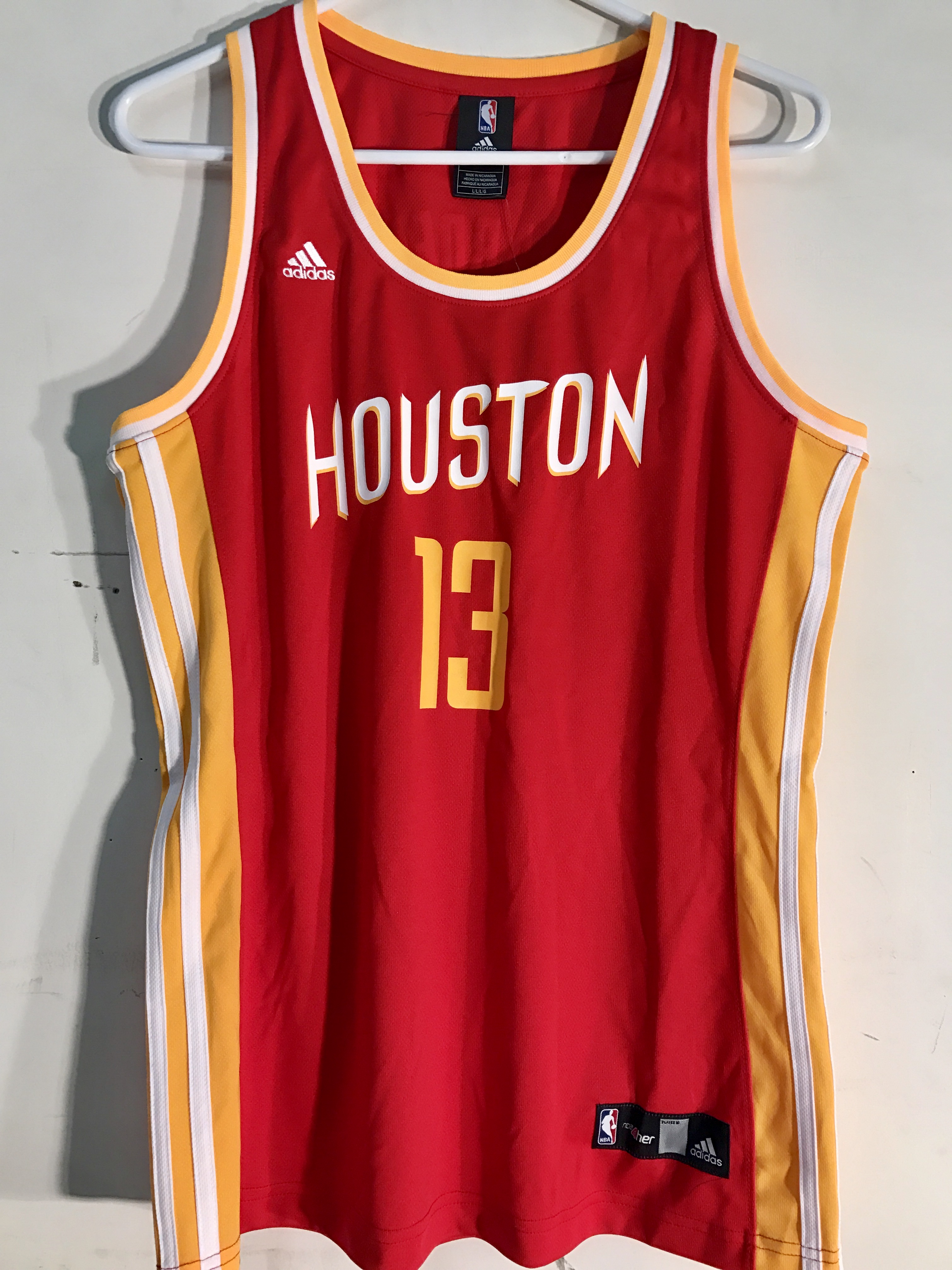 Adidas Women's NBA Jersey Houston Rockets James Harden Red Alt sz M | eBay