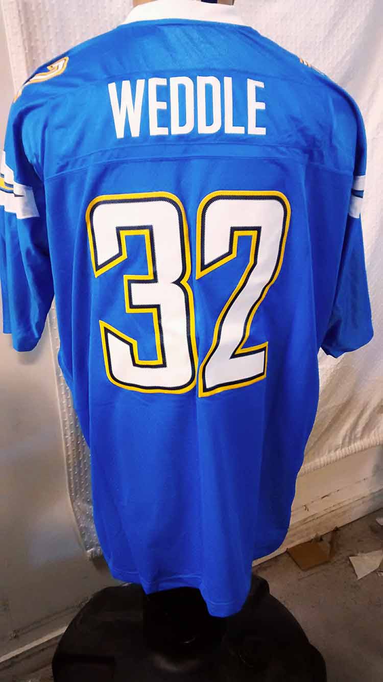 Reebok Premier NFL Jersey Chargers Eric Weddle Light Blue Alternate sz 4X   eBay