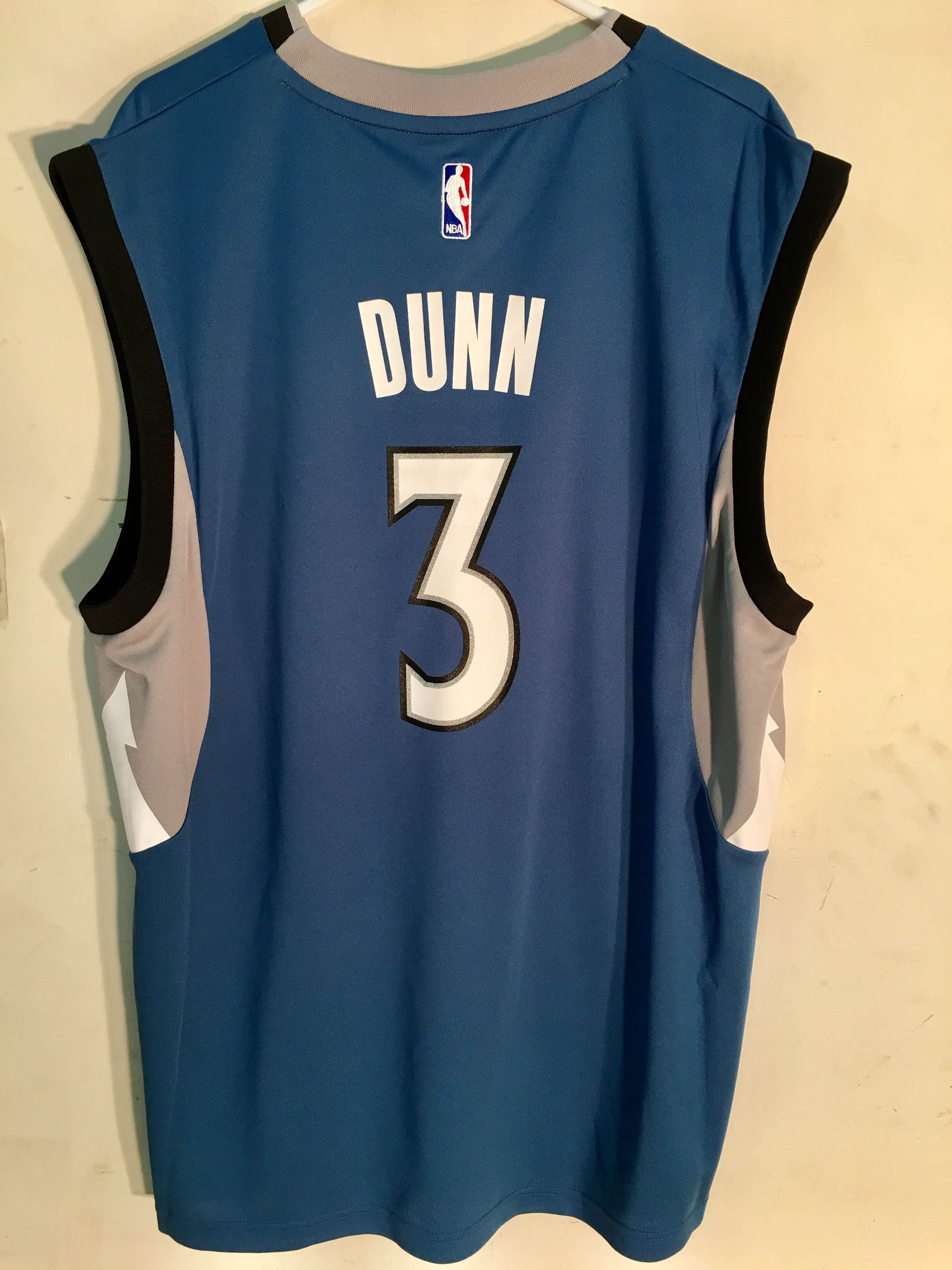 Adidas NBA Jersey Minnesota Timberwolves Kris Dunn Blue sz ...