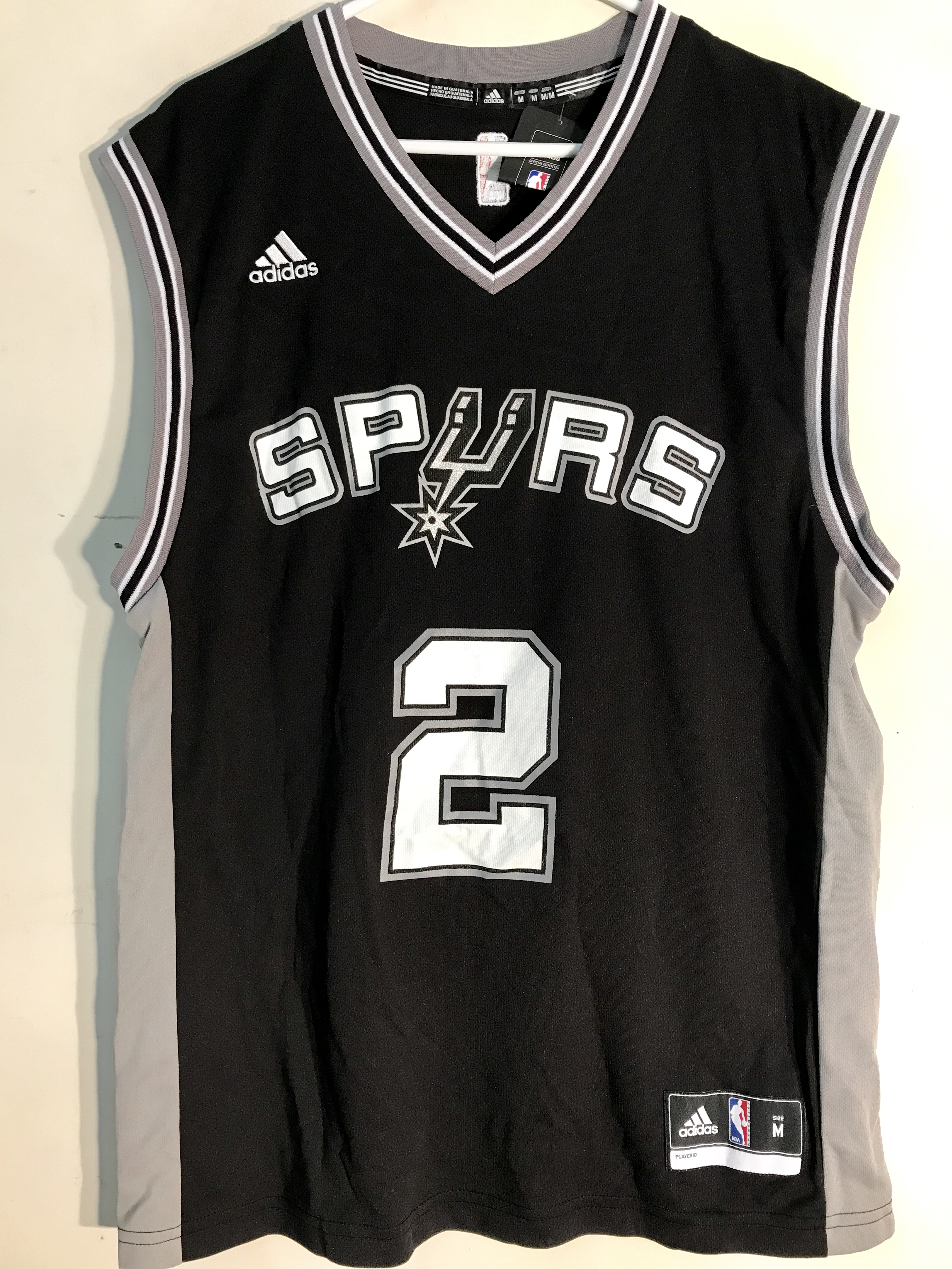 Adidas NBA Jersey San Antonio Spurs Kawhi Leonard Black sz 4X | eBay