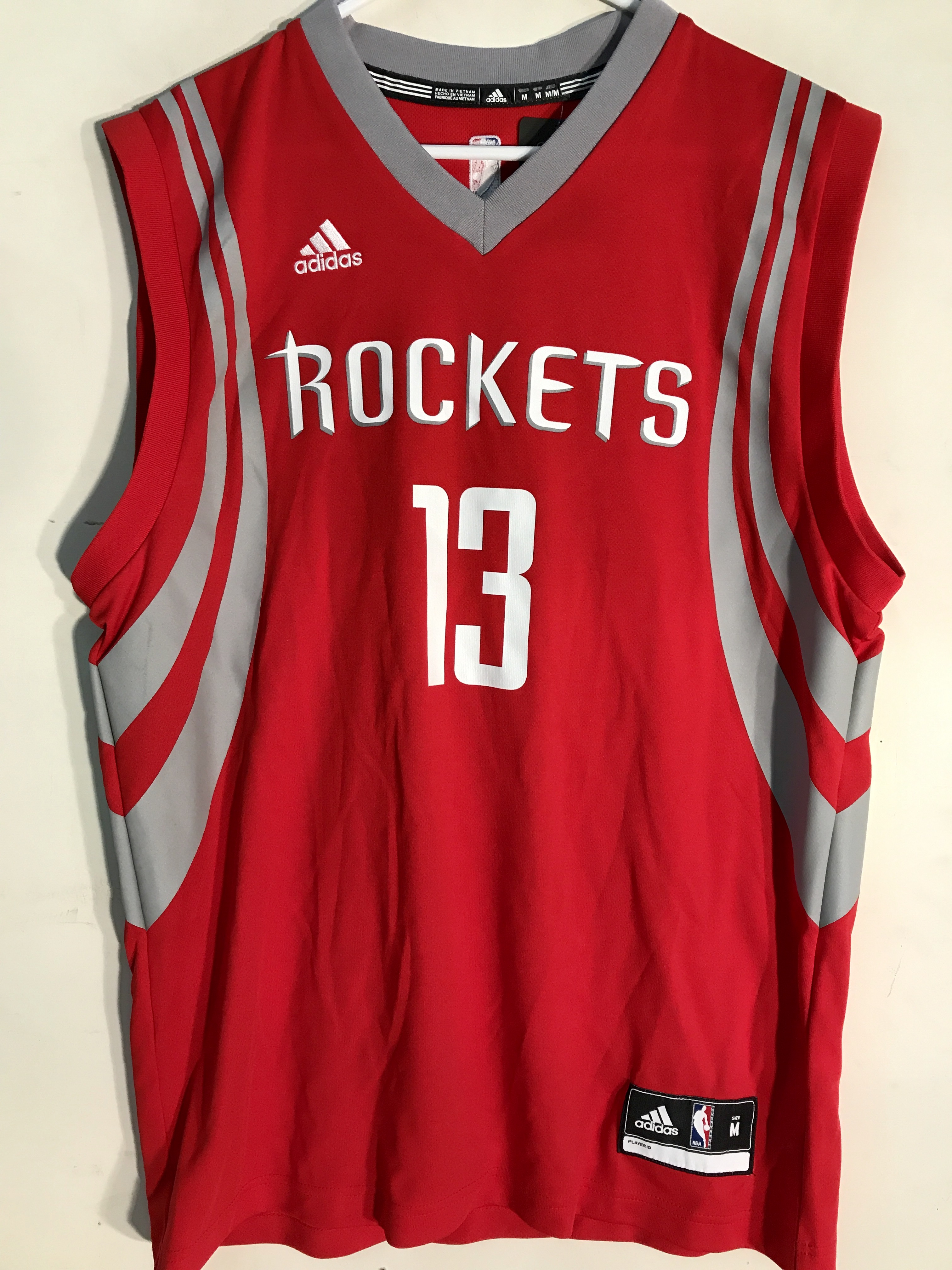 Houston Rockets James Harden Red sz XL 
