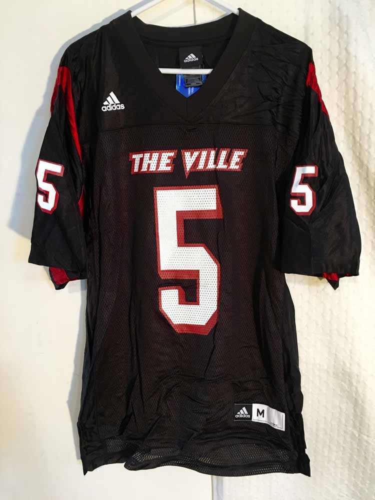 Adidas NCAA Jersey Louisville Cardinals #5 Black sz XL | eBay