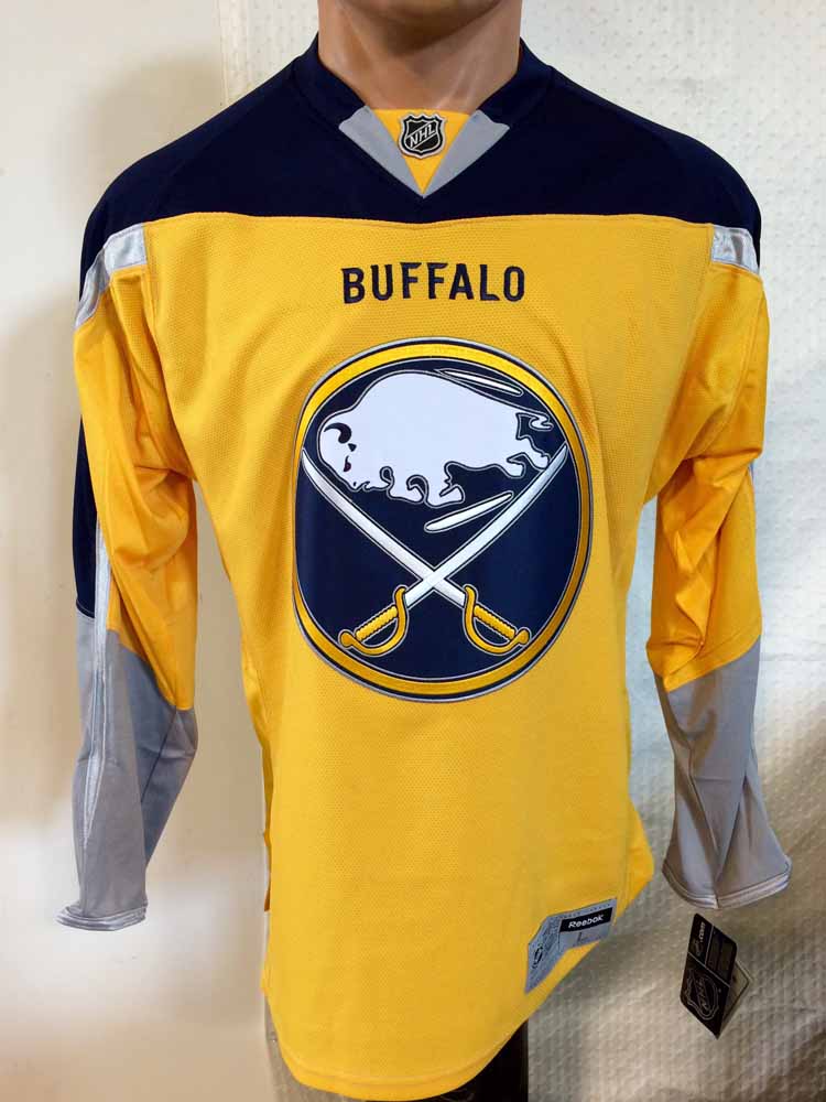 Reebok Premier NHL Jersey Buffalo Sabres Tyler Myers Yellow Alt sz S | eBay