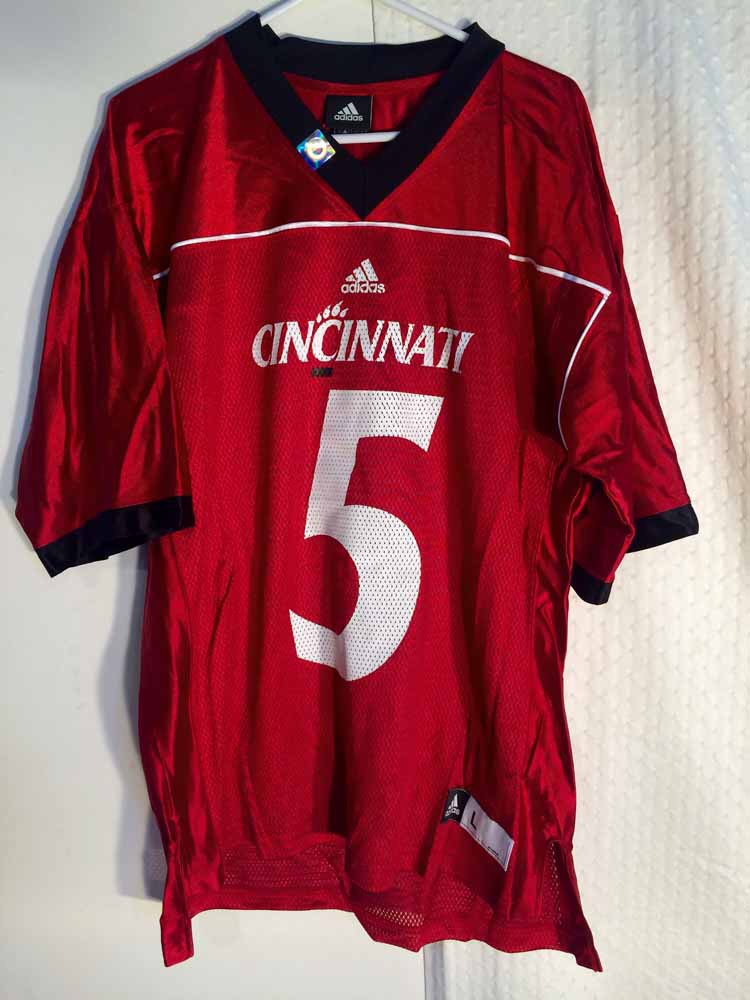 Adidas NCAA Jersey University of Cincinnati Bearcats #5 Red sz 2X | eBay